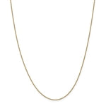 14k solid yellow gold 0.80mm Wheat Chain