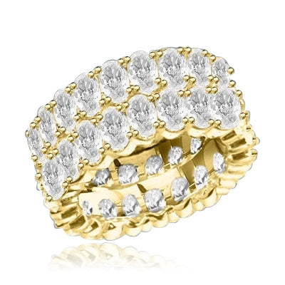 anniversary band 44 oval cut brilliant stones