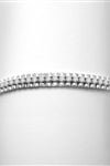 14k solid white gold diamond essence bracelet