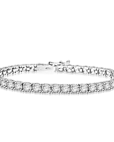 0.25 cts 7 Inch tennis bracelet in silver
