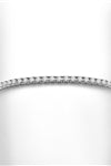 Platinum Plated Sterling Silver 7" tennis bracelet, 2.4cts. tw.