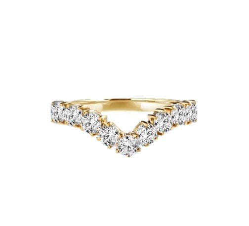 V-shaped rings of Diamond Essence jewels are beautiful on their own, or stack several to wear as a set. 1.0 ct. t.w. each. 14K Solid Gold.